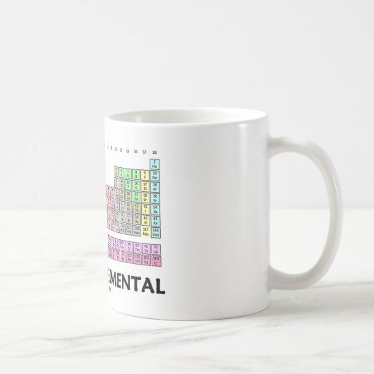 Gehen Sie einfach elementar (Periodensystem der Kaffeetasse (Rechts)