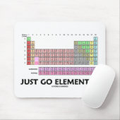 Gehen Sie einfach elementar (Periodensystem der Mousepad (Mit Mouse)
