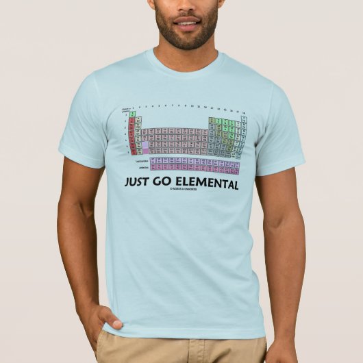 Gehen Sie einfach elementar (Periodensystem der T-Shirt (Vorderseite)
