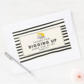 GEHEN SIE ES! Gastgeschenk-Aufkleber Rechteckiger Aufkleber (Umschlag)