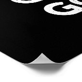 Gehen Sie Fig oder gehen Sie Zuhause positive Fruc Poster (Ecke)