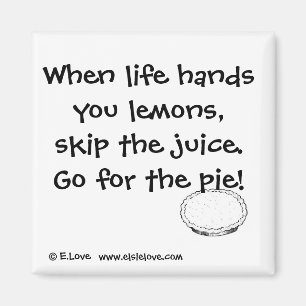 Gehen Sie für die Torte! Magnet