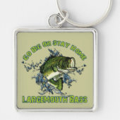 Gehen Sie groß oder bleibe Sie Zuhause Schlüsselanhänger (Vorne)