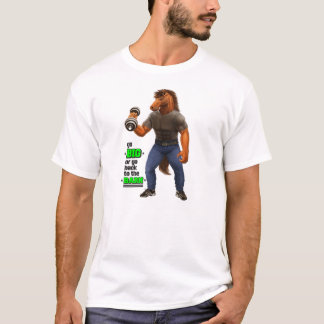 Gehen Sie groß oder gehen Sie zurück zum T-Shirt