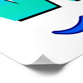 Gehen Sie hart Poster (Ecke)