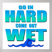 Gehen Sie hart Poster (Vorne)