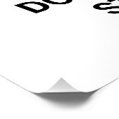 Gehen Sie hier nicht hin oder stehen Sie hier, Unt Poster (Ecke)