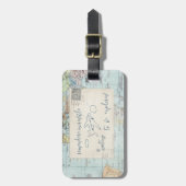 Gehen Sie hinaus und erforschen Sie Zitat und Gepäckanhänger (Vorderseite vertikal)