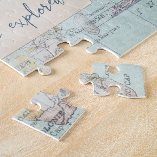 Gehen Sie hinaus und erforschen Sie Zitat und Puzzle (Seite)