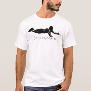 Gehen Sie horizontal T-Shirt
