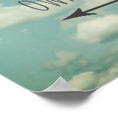 gehen Sie Ihre eigene Art Foto-Zitat-Poster Kunst Poster (Ecke)