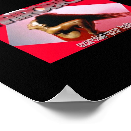 GEHEN SIE IHRE HAARE AUS POSTER (Ecke)