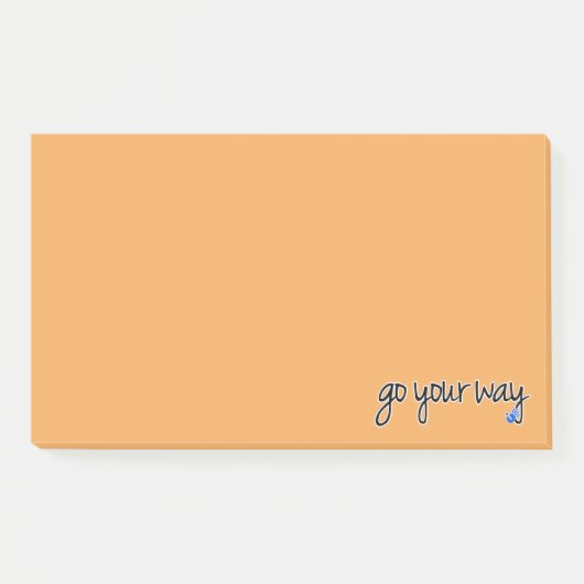 gehen Sie Ihre Post-it-Notizen Post-it Klebezettel (Vorderseite)