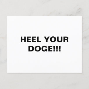 GEHEN SIE IHREN HUND!!! POSTKARTE