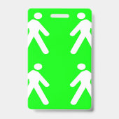 Gehen Sie im Grünen Ausweis (Back)