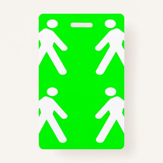 Gehen Sie im Grünen Ausweis (Vorderseite)