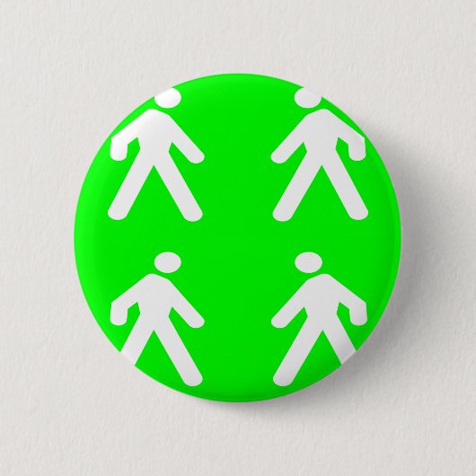 Gehen Sie im Grünen Button (Vorderseite)