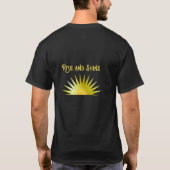 Gehen Sie im Licht - Inspiration vorne und hinten T-Shirt (Rückseite)