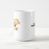 Gehen Sie immer mit mir - für immer | Lion Design Kaffeetasse (Mittel)