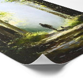 Gehen Sie in die Holzölmalerei Poster (Ecke)