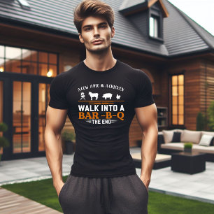 Gehen Sie in ein Bar-B-Q Funny T-Shirt
