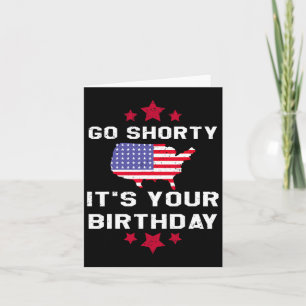 Gehen Sie in Kürze Ihren Geburtstag - 4. Juli unab Karte