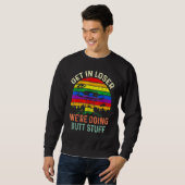 Gehen Sie in lockerer machen Hintern Stuff Alien E Sweatshirt (Vorne ganz)