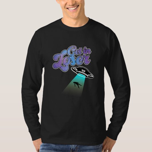 Gehen Sie in lockerer machen Hintern Stuff Alien E T-Shirt (Vorderseite)