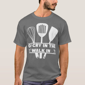 Gehen Sie in sonnigen Koch weinen und kochen T-Shirt