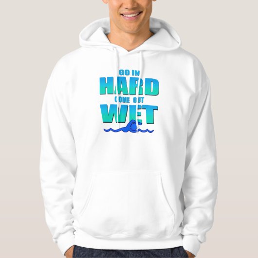 Gehen Sie in stark Hoodie (Vorderseite)