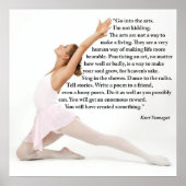 Gehen Sie ins Kunstgewerbe, 24" x 24" Poster (Vorne)