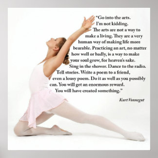 Gehen Sie ins Kunstgewerbe, 24" x 24" Poster