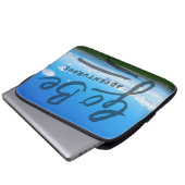 Gehen Sie ist abenteuerlich Laptopschutzhülle (Vorne Knopf)