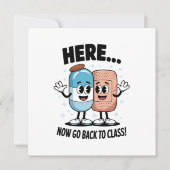 Gehen Sie jetzt zurück zur Krankenpflege in der Sc Einladung (Vorderseite)