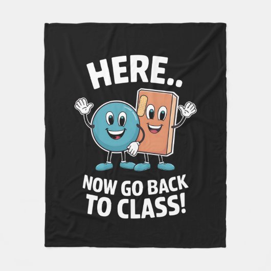 Gehen Sie jetzt zurück zur Krankenpflege in der Sc Fleecedecke (Vorderseite)