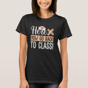 Gehen Sie jetzt zurück zur Schule, um die lustige T-Shirt