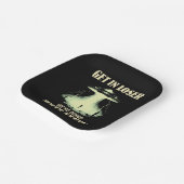 Gehen Sie locker - wir machen Hintern. Pappteller (Gewinkelt)