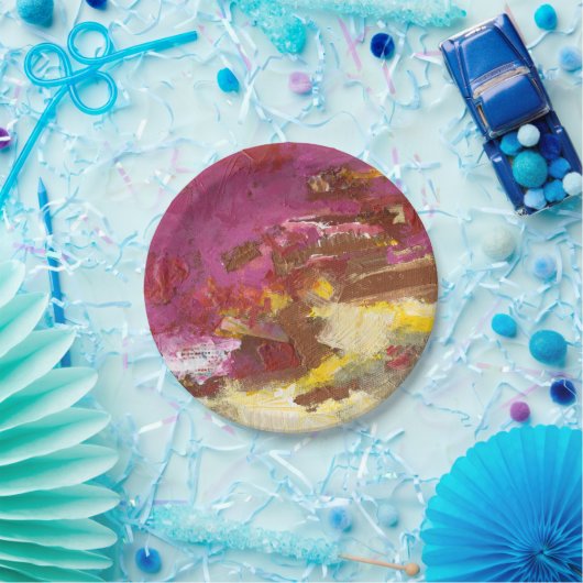 Gehen Sie mir durch Pappteller (Party)