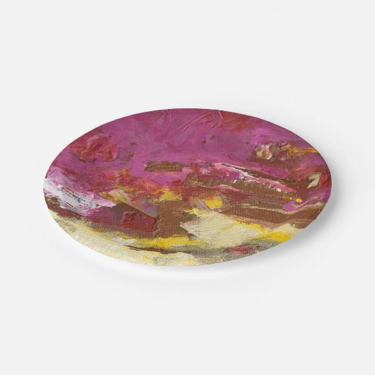 Gehen Sie mir durch Pappteller (Schrägansicht)