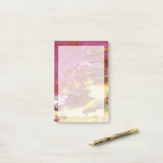 Gehen Sie mir durch Post-it Klebezettel (Auf Schreibtisch)