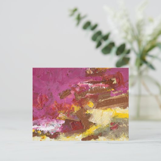 Gehen Sie mir durch Postkarte (Stehend Vorderseite)