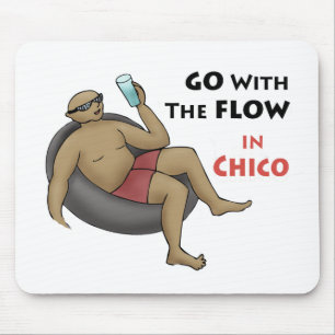 Gehen Sie mit dem Fluss in Mexiko Mousepad
