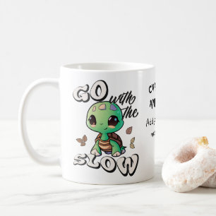Gehen Sie mit dem langsamen Brauch Kaffeetasse