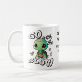 Gehen Sie mit dem langsamen Brauch Kaffeetasse (Links)