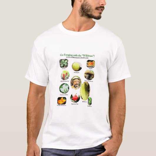 Gehen Sie, mit dem "Wildman " herumzusuchen T-Shirt (Vorderseite)