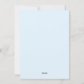 Gehen Sie mit den Durchlaufkarten. Feiertagskarte (Rückseite)