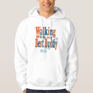 Gehen Sie mit den Hundemännern mit gehobenem Sweat Hoodie
