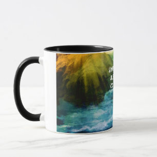 Gehen Sie mit der Combo-Tasse Waves Tasse
