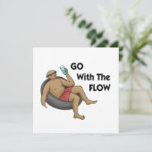 Gehen Sie mit der Einladung zum Fluss (Stehend Vorderseite)