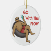 Gehen Sie mit der Flow-Ornament Keramikornament (Rechts)